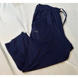 Under Armour Women's Navy Blue Jogger Capri Pants with Drawstring Medium